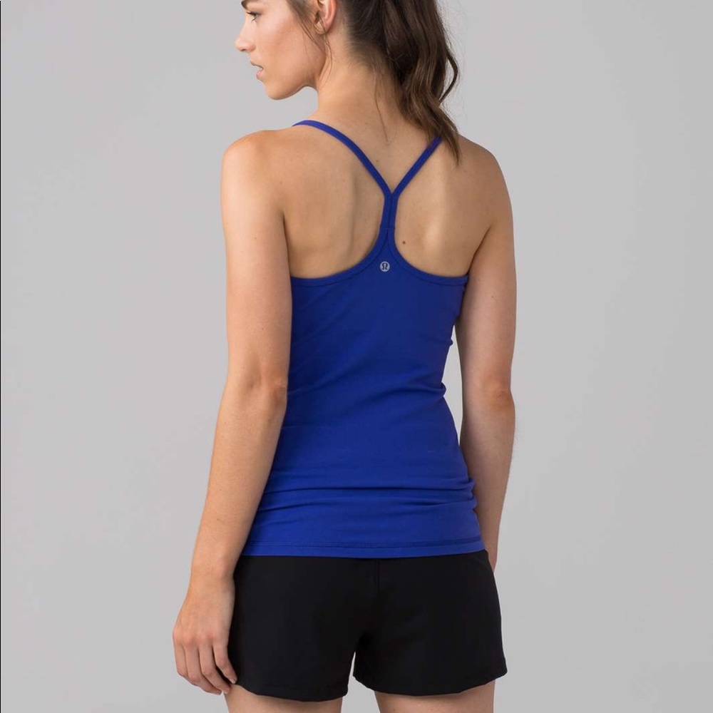 Lululemon Power Y tank-BLUE
